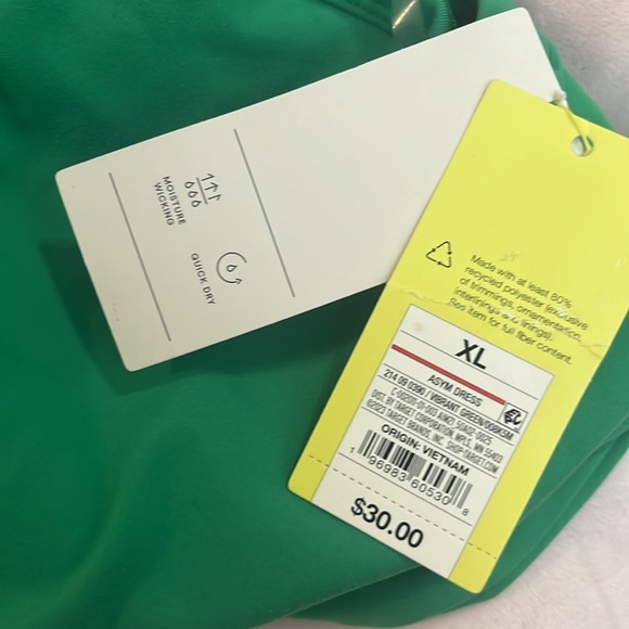 All in motion from target one shoulder green dress - Picture 3 of 3